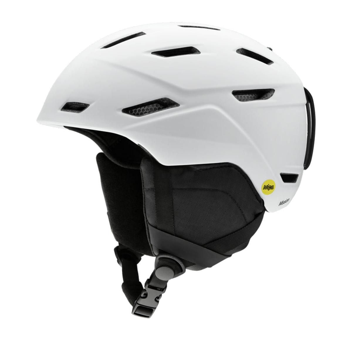  Smith Optics Mission Mips Snow Helmets - Matte White