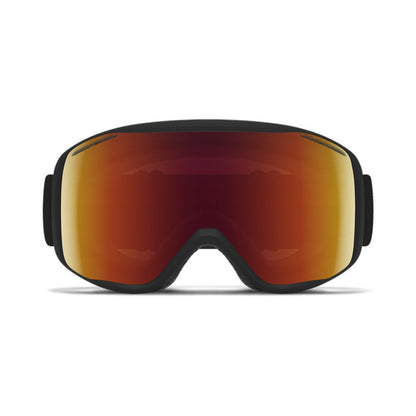  Smith Optics Rally Goggles Red Sol-X Mirror - Black Frame