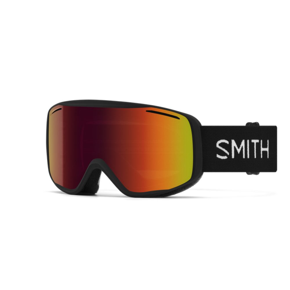  Smith Optics Rally Goggles Red Sol-X Mirror - Black Frame