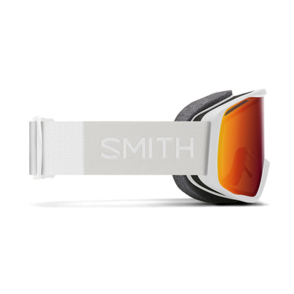  Smith Optics Rally Goggles Red Sol-X Mirror - White Frame