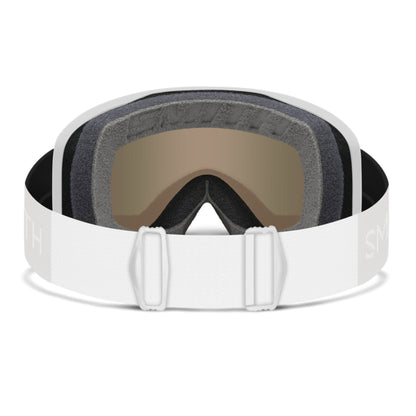  Smith Optics Rally Goggles Red Sol-X Mirror - White Frame