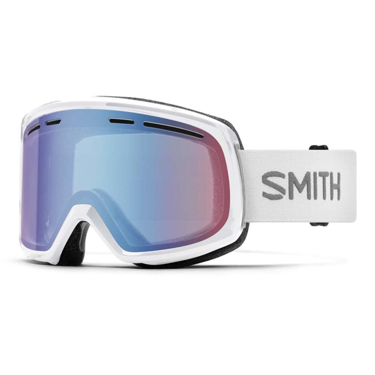  Smith Optics Range Goggles Blue Sensor Mirror - White Frame