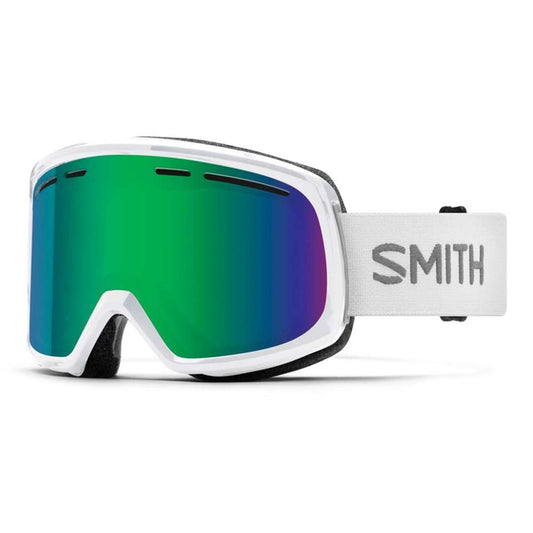  Smith Optics Range Goggles Green Sol-X Mirror - White Frame