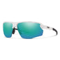  Smith Optics Resolve Sunglasses ChromaPop Opal Mirror - White Frame