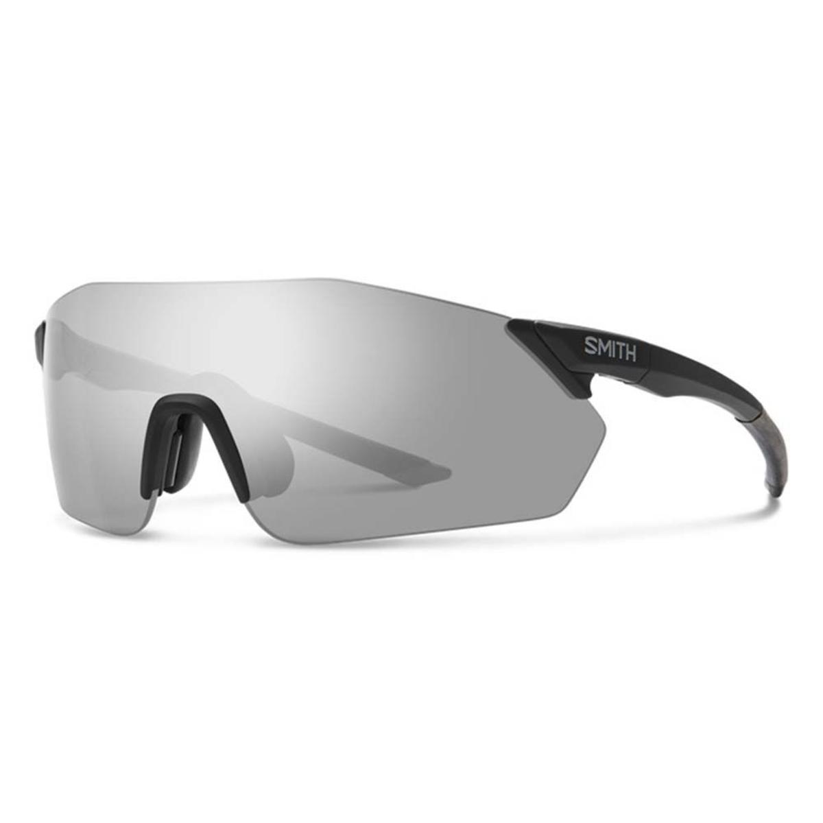  Smith Optics Reverb Sunglasses ChromaPop Platinum Mirror - Matte Black Frame