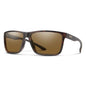  Smith Optics Riptide Sunglasses ChromaPop Glass Polarized Brown Mirror - Matte Tortoise Frame