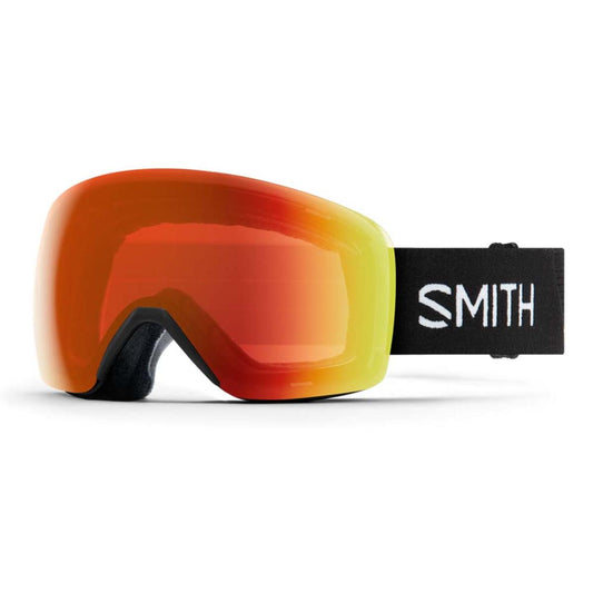  Smith Optics Skyline Goggles Chromapop Everyday Red Mirror - Black Frame