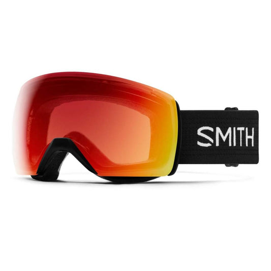  Smith Optics Skyline XL Goggles Chromapop Photochromic Red Mirror - Black Frame