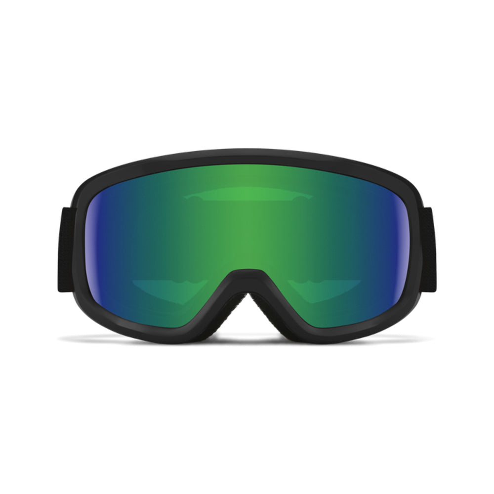  Smith Optics Snowday Youth Goggles Green Sol-X Mirror - Black Frame