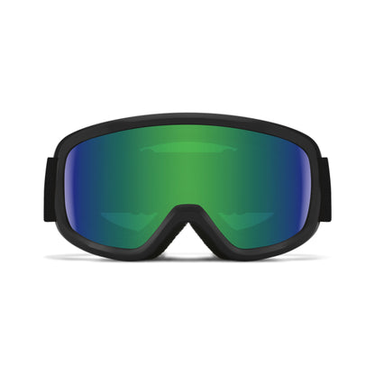 Smith Optics Snowday Youth Goggles Green Sol-X Mirror - Black Frame