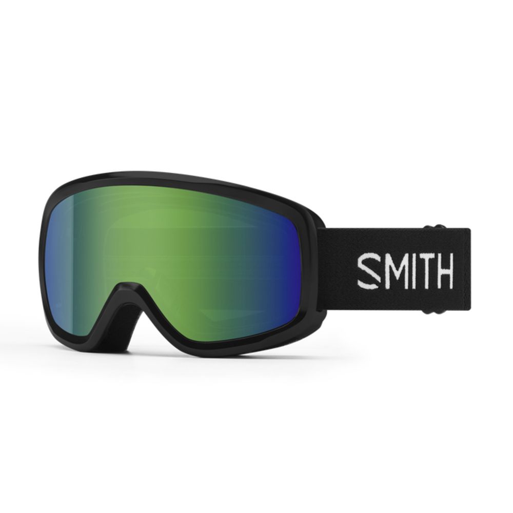  Smith Optics Snowday Youth Goggles Green Sol-X Mirror - Black Frame