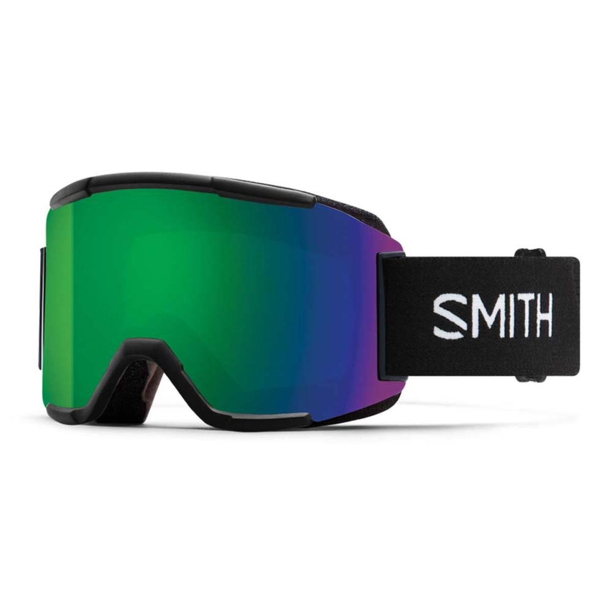  Smith Optics Squad Goggles Chromapop Sun Green Mirror - Black Frame
