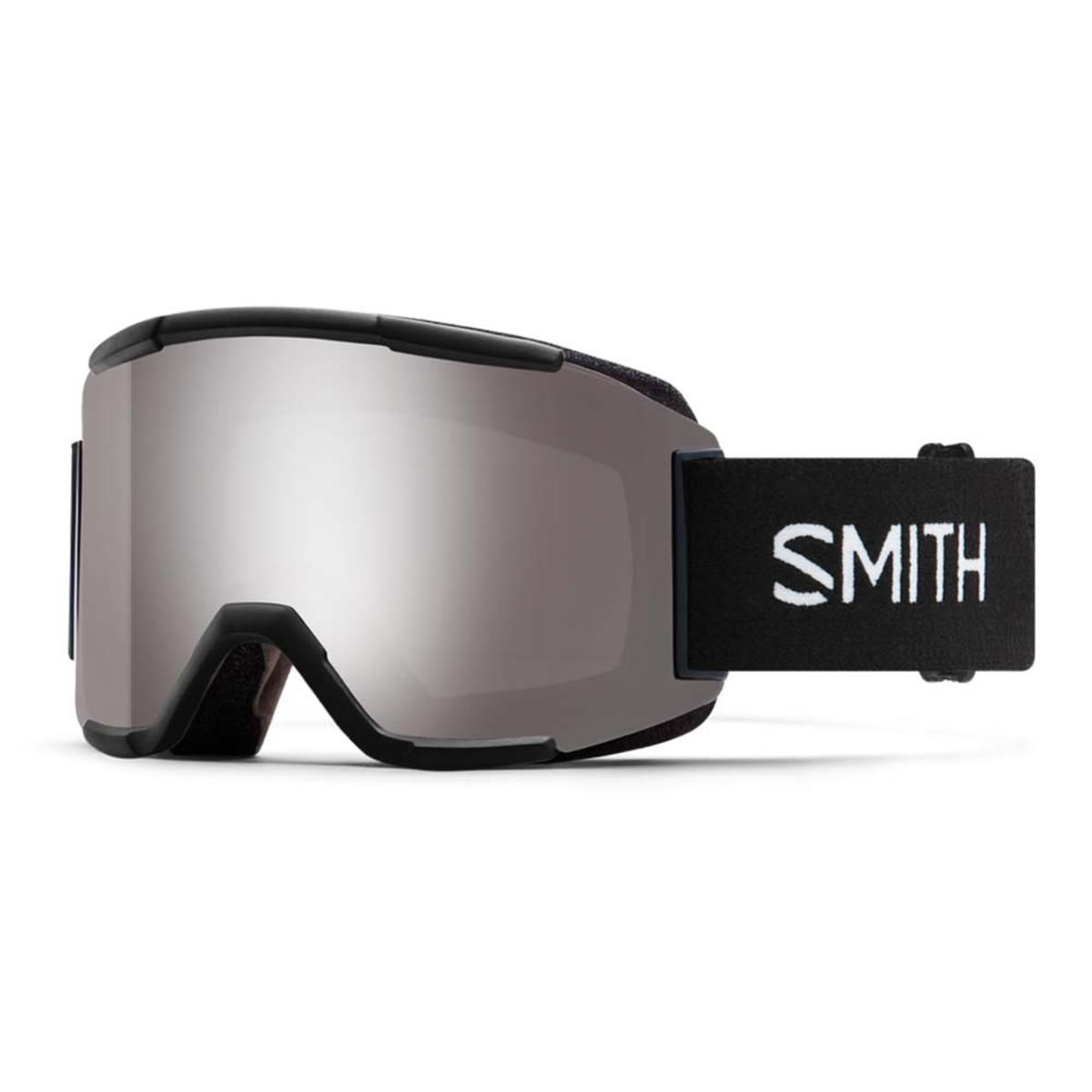 Smith Optics Squad Goggles Chromapop Sun Platinum Mirror - Black Frame