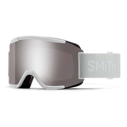  Smith Optics Squad Goggles Chromapop Sun Platinum Mirror - White Vapor Frame