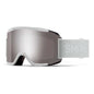  Smith Optics Squad Goggles Chromapop Sun Platinum Mirror - White Vapor Frame
