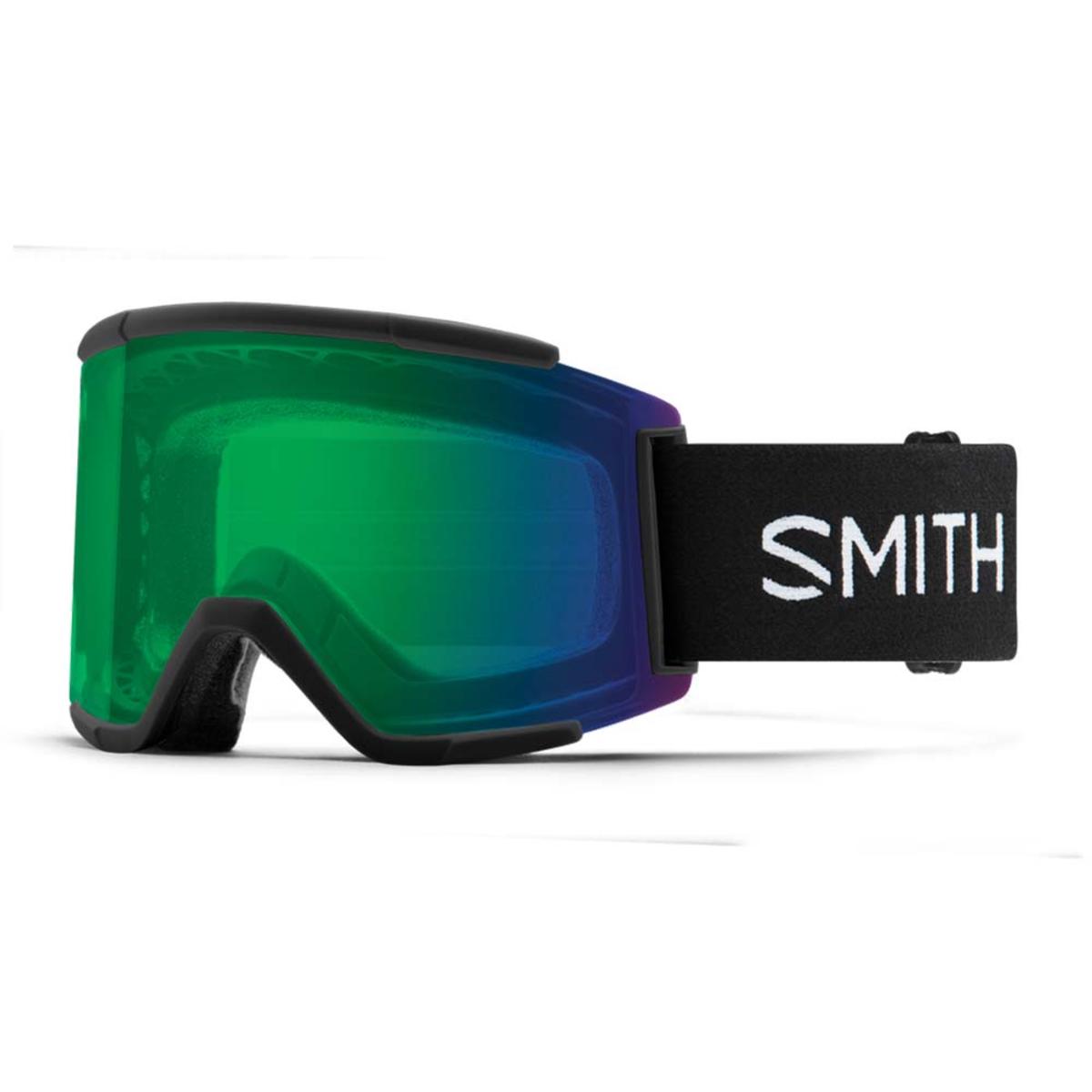  Smith Optics Squad XL Goggles Chromapop Everyday Green Mirror - Black Frame