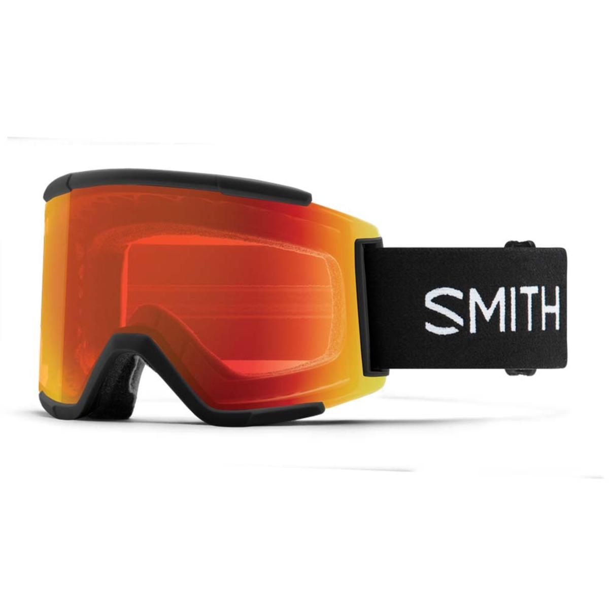  Smith Optics Squad XL Goggles Chromapop Everyday Red Mirror - Black Frame