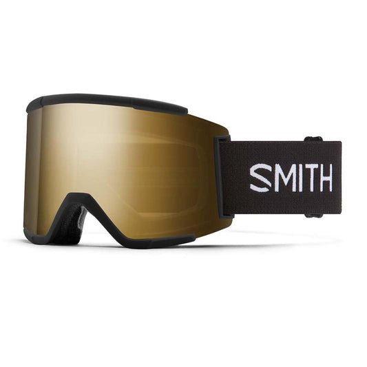  Smith Optics Squad XL Goggles Chromapop Sun Black Gold Mirror - Black Frame