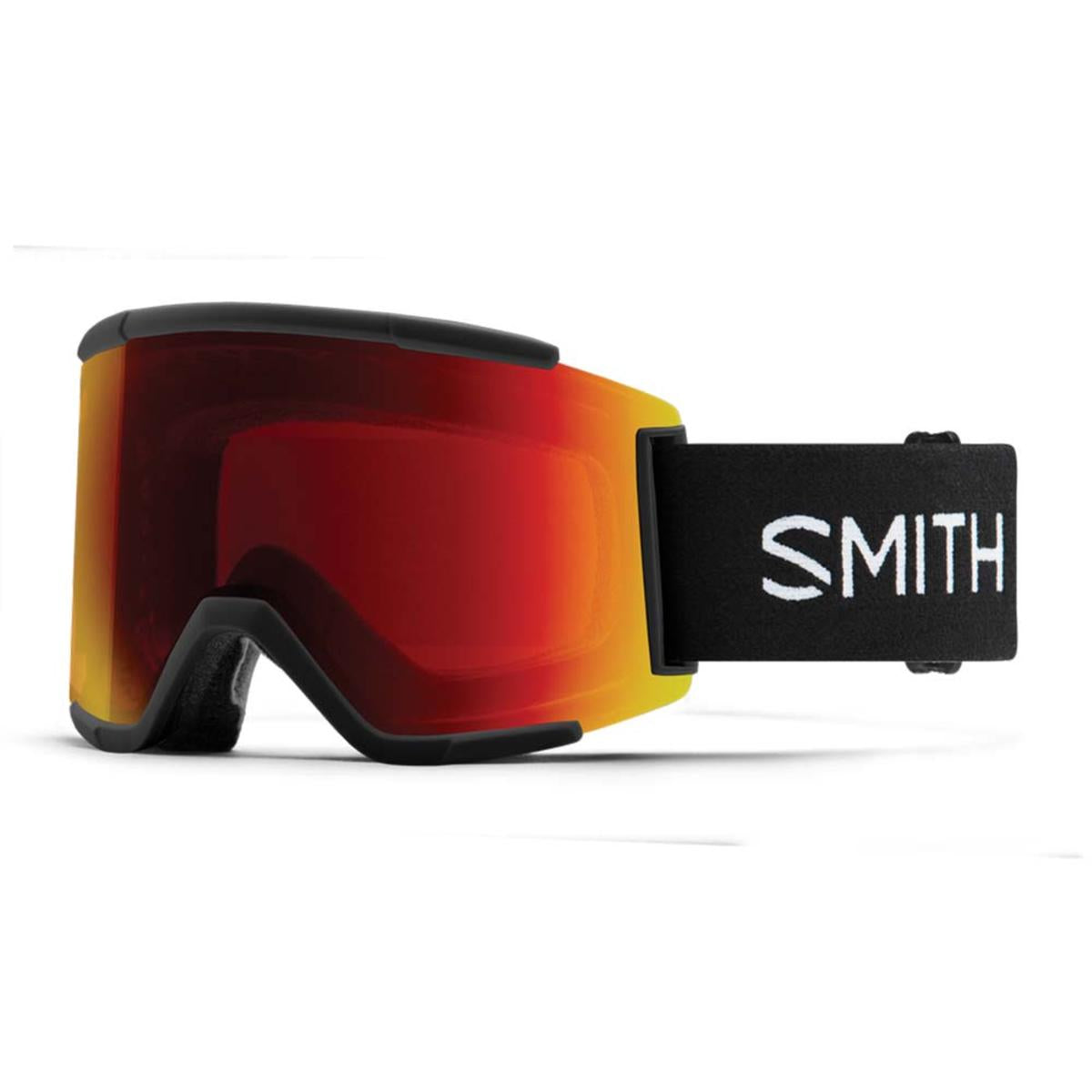  Smith Optics Squad XL Goggles Chromapop Sun Red Mirror - Black Frame