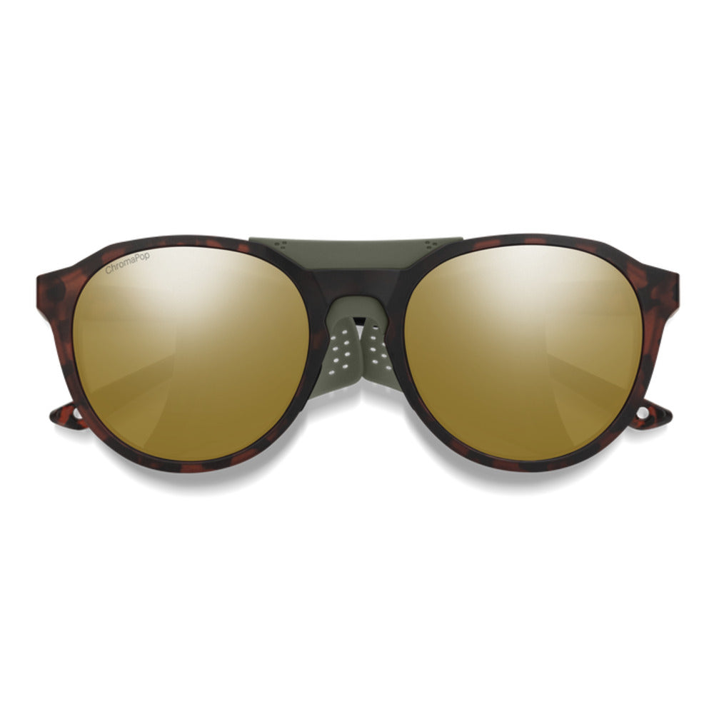 Smith Optics Venture Sunglasses ChromaPop Glass Polarized Bronze Mirror - Matte Tortoise Frame
