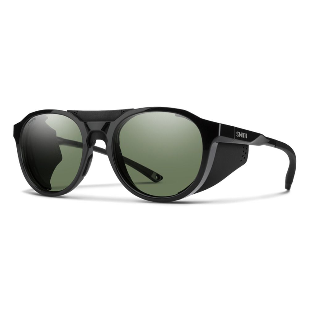  Smith Optics Venture Sunglasses ChromaPop Polarized Gray Green - Black Frame