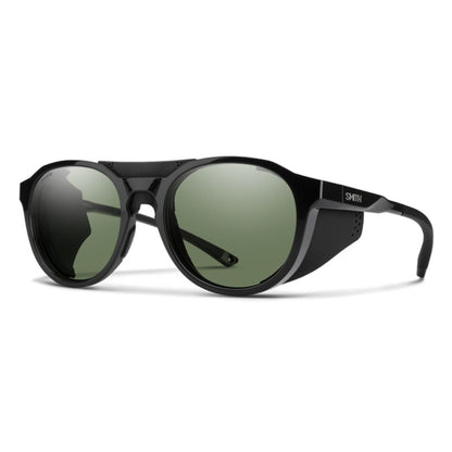  Smith Optics Venture Sunglasses ChromaPop Polarized Gray Green - Black Frame