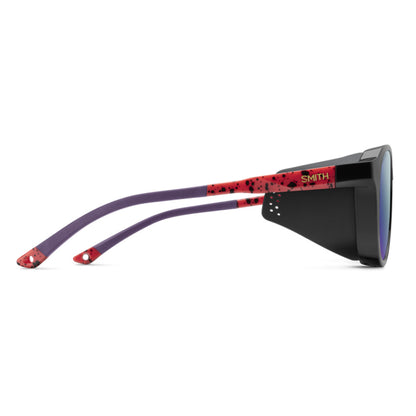  Smith Optics Venture Sunglasses ChromaPop Polarized Violet Mirror - Wild Child Frame