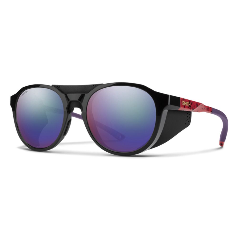  Smith Optics Venture Sunglasses ChromaPop Polarized Violet Mirror - Wild Child Frame