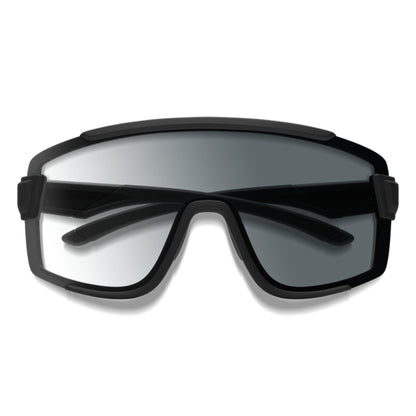  Smith Optics Wildcat Sunglasses ChromaPop Photochromic Clear To Gray - Matte Black Frame