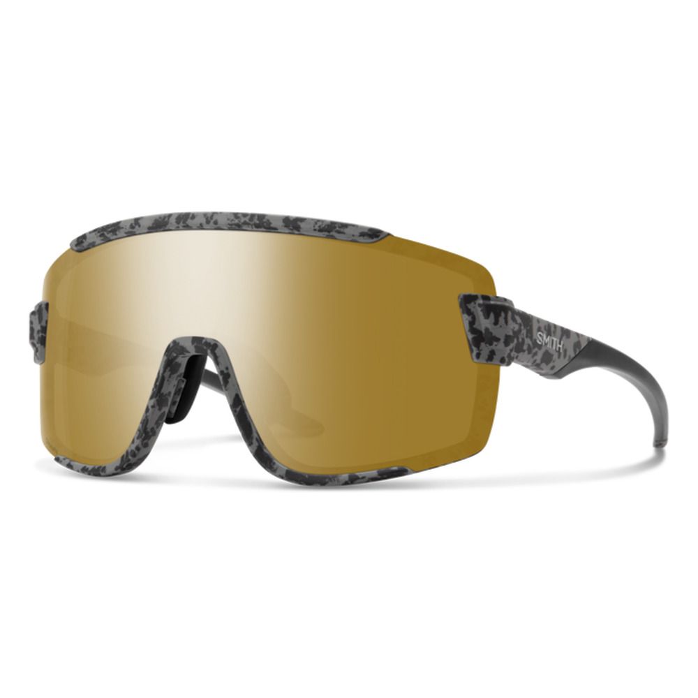  Smith Optics Wildcat Sunglasses ChromaPop Polarized Bronze Mirror - Matte Gray Marble Frame