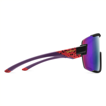  Smith Optics Wildcat Sunglasses ChromaPop Violet Mirror - Matte Wild Child Frame
