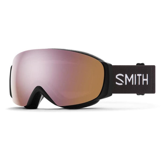  Smith Optics Womens I/O MAG S Goggles ChromaPop Everyday Rose Gold Mirror - Black Frame