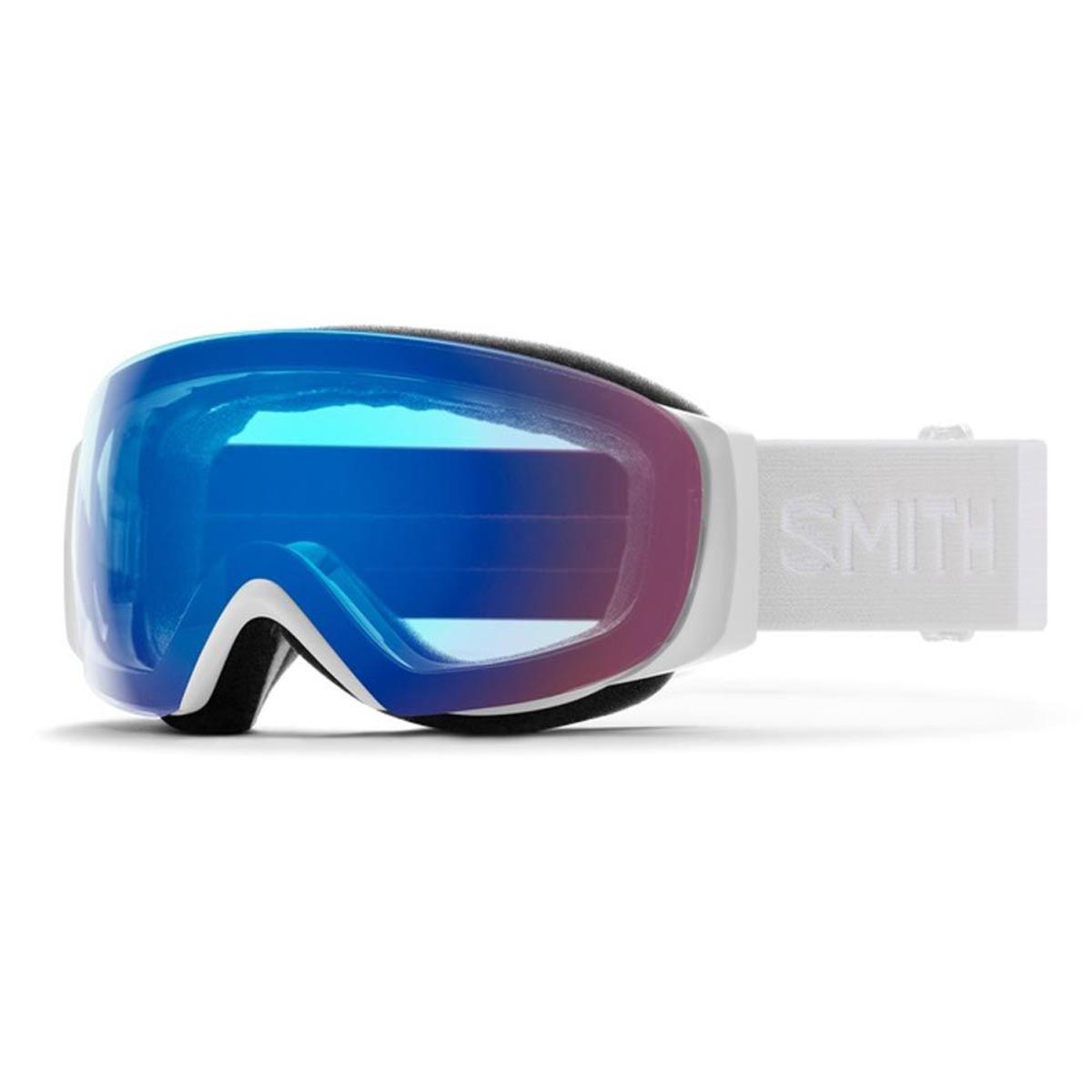  Smith Optics Womens I/O MAG S Goggles ChromaPop Photochromic Rose Flash - White Vapor Frame