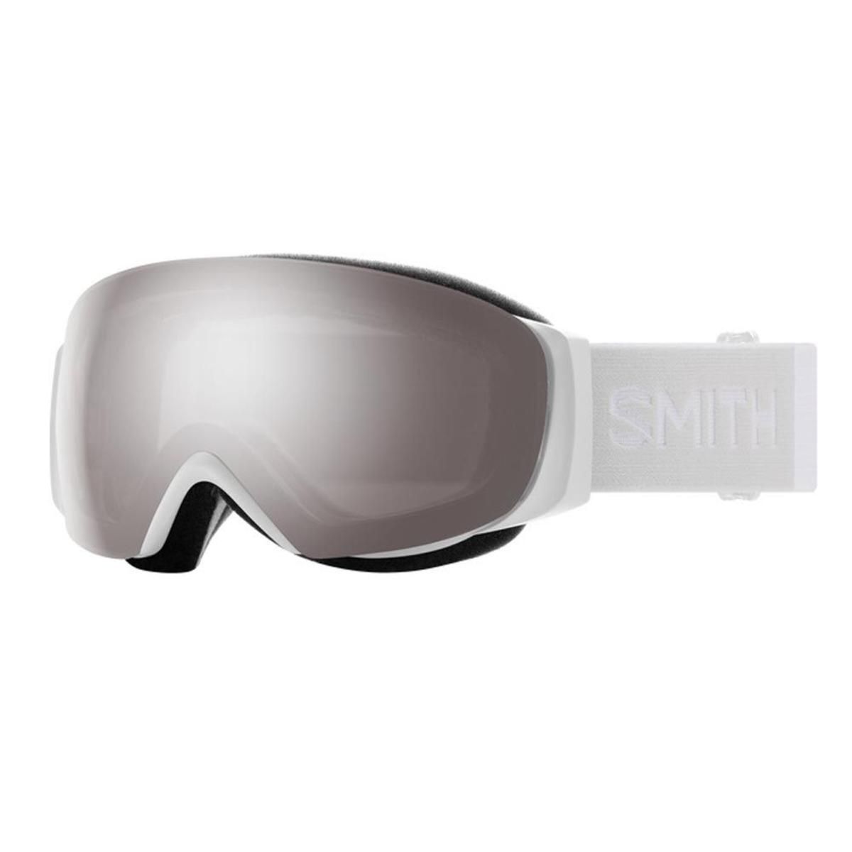  Smith Optics Womens I/O MAG S Goggles ChromaPop Sun Platinum Mirror - White Vapor Frame
