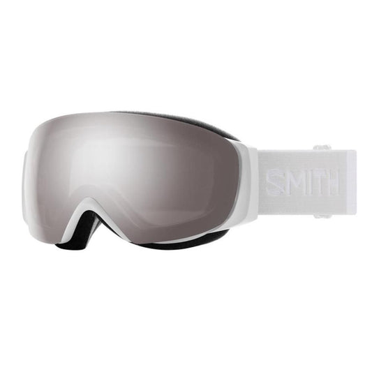  Smith Optics Womens I/O MAG S Goggles ChromaPop Sun Platinum Mirror - White Vapor Frame