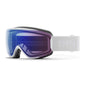  Smith Optics Womens Moment Goggles ChromaPop Photochromic Rose Flash Mirror - White Vapor Frame