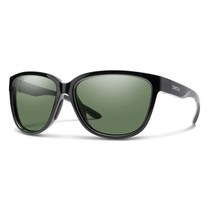  Smith Optics Womens Monterey Sunglasses ChromaPop Polarized Gray Green - Black Frame