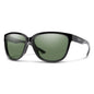  Smith Optics Womens Monterey Sunglasses ChromaPop Polarized Gray Green - Black Frame