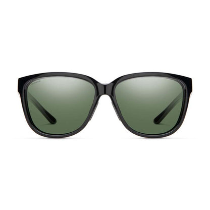  Smith Optics Womens Monterey Sunglasses ChromaPop Polarized Gray Green - Black Frame