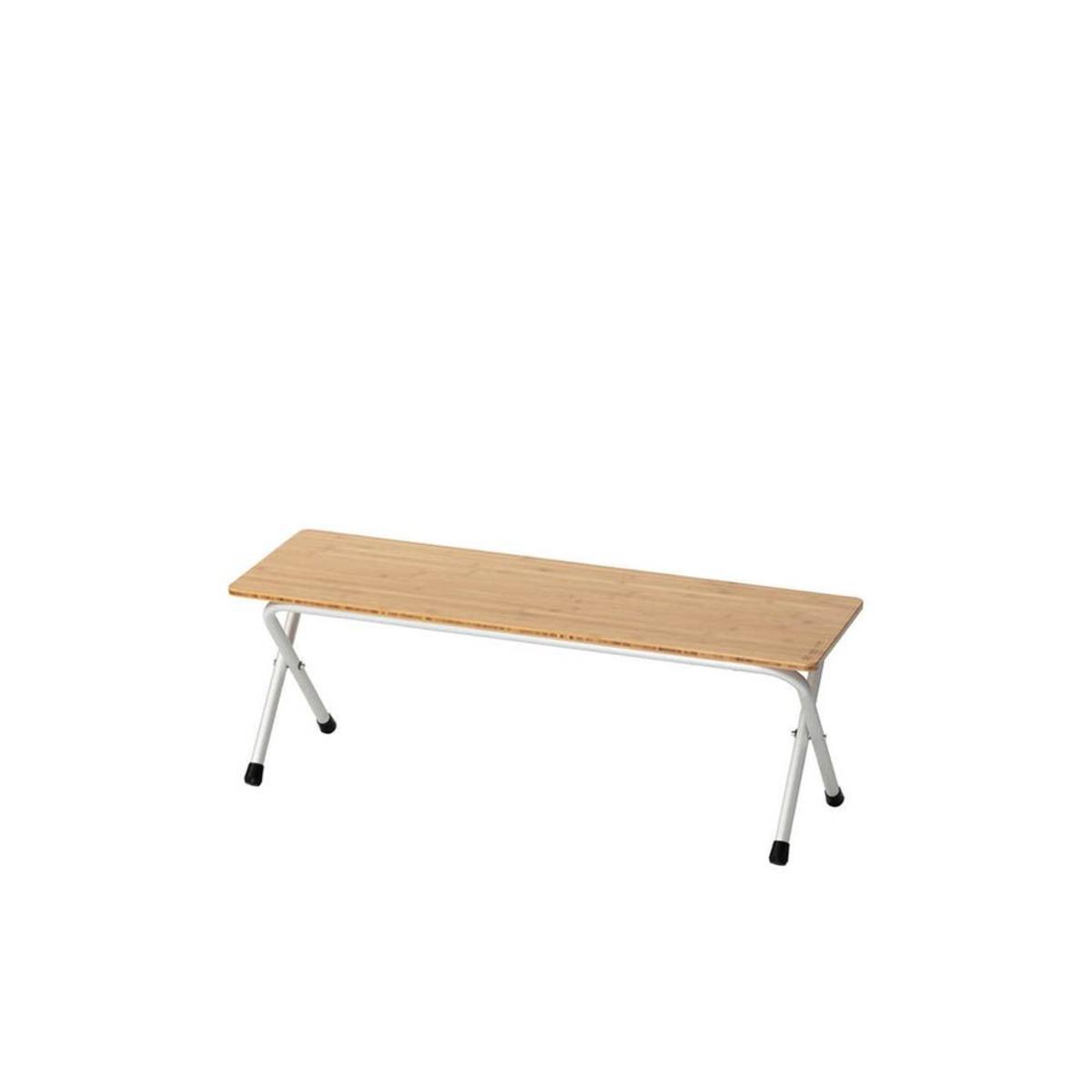  Snow Peak Bamboo Folding Bench - Long