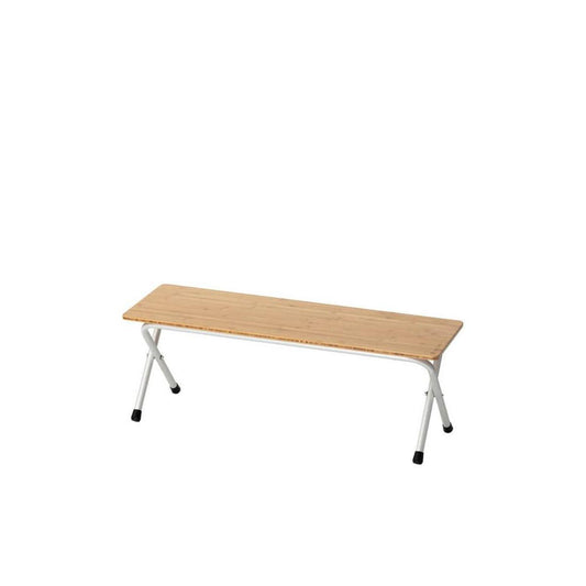  Snow Peak Bamboo Folding Bench - Long