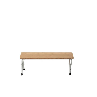  Snow Peak Bamboo Folding Bench - Long