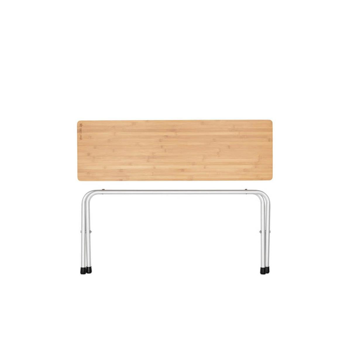  Snow Peak Bamboo Folding Bench - Long