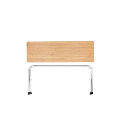  Snow Peak Bamboo Folding Bench - Long