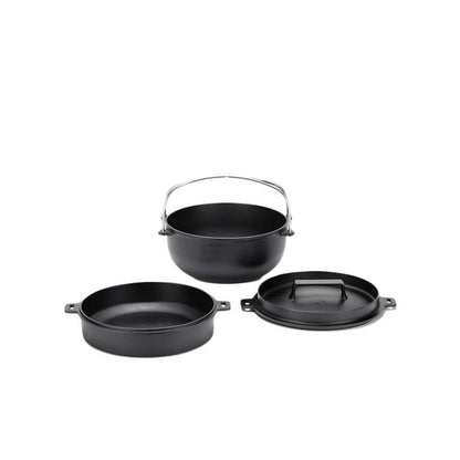  Snow Peak Japanese Cast Iron Dutch Oven - 26cm