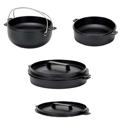  Snow Peak Japanese Cast Iron Dutch Oven - 26cm