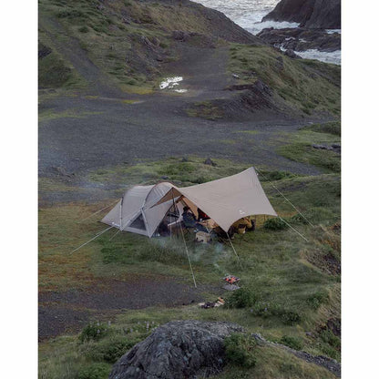  Snow Peak Land Nest Medium 4-person Tent & Tarp Set