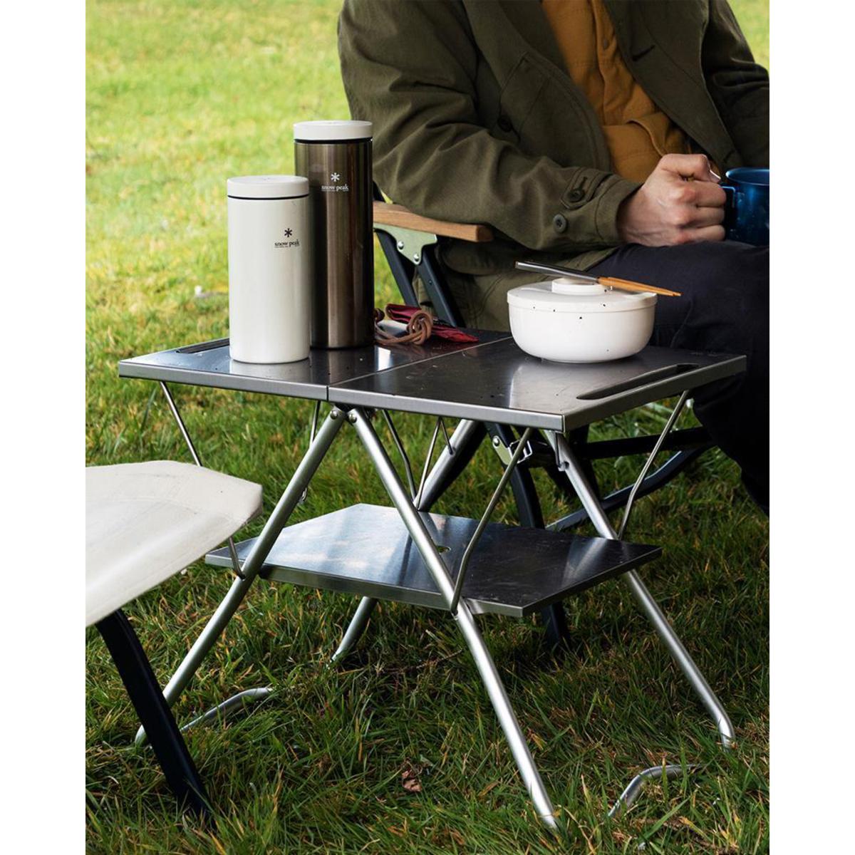  Snow Peak Stainless Steel Takibi My Table