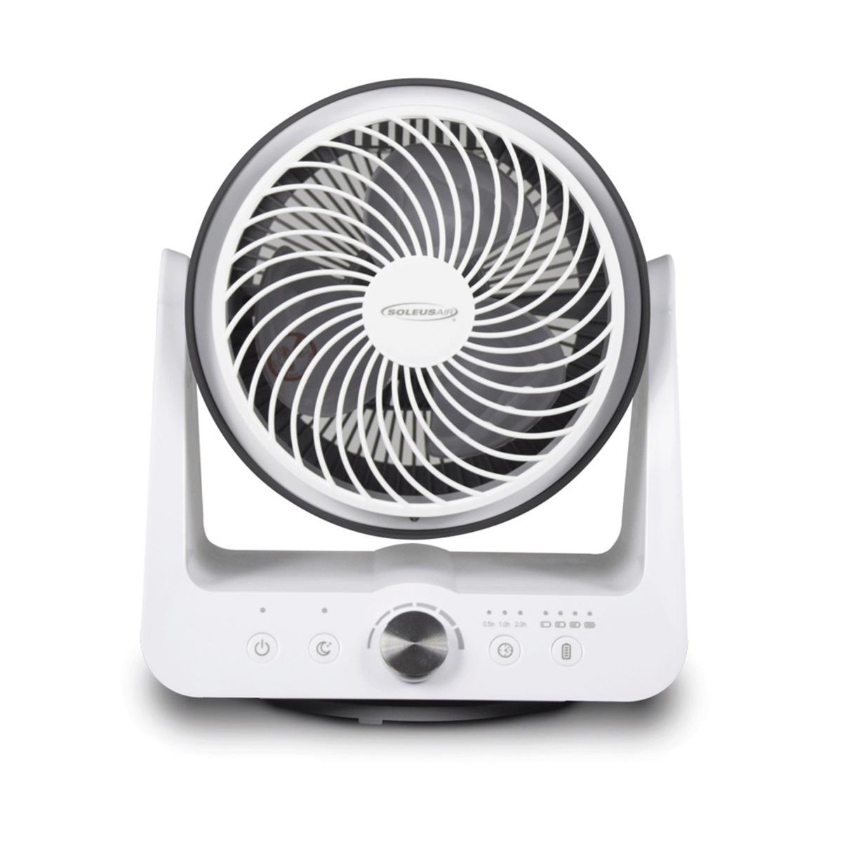  SoleusAir AIR905F 5V USB 6-Speed 90 Degree Pivot Desktop Fan