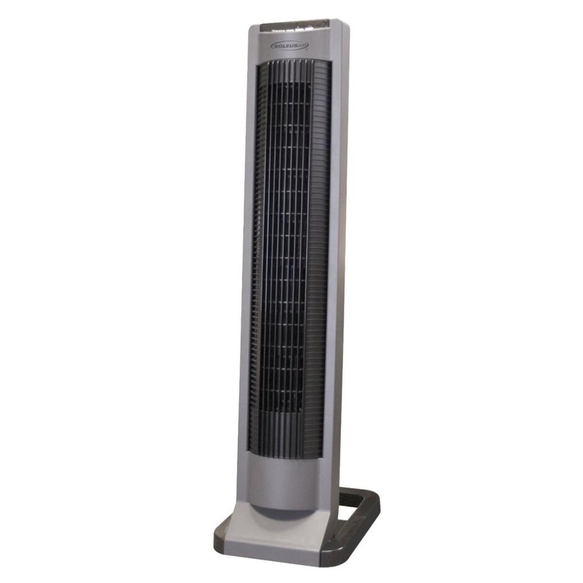  SoleusAir FC-35R-A 35in Tall Inclined Gliding Grille Tower Fan